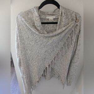 Lovestitch Asymmetrical Fringe Knit Sweater – Size M